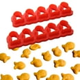thumbnail image 7 of Mini Tiny Goldfish Cracker Cutter and Goldfish Cookie Cutter - 5 x 1 inch goldfish mold (1 or 2 packs) (1), 7 of 7