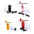 thumbnail image 3 of Mini Airbrush Compressor Universal Rechargeable Nail Art Airbrush Set Decor Tattooing Small Pump Design Paint Spray Tool Painting Fitting Red, 3 of 7