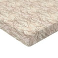 thumbnail image 4 of Ambesonne Nature Fitted Sheet, Autumn Forest Silhouette, Twin XL Size, Eggshell Taupe Peach, 4 of 5