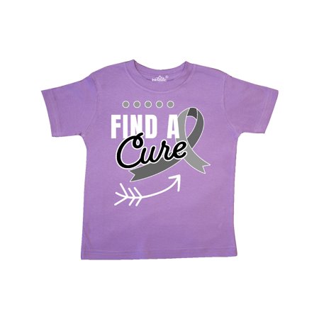 

Inktastic Find a Cure Brain Cancer Awareness with Arrow Gift Toddler Boy or Toddler Girl T-Shirt