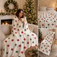 thumbnail image 6 of Eoozwa Christmas Ornaments Flannel Throw Blanket All Season Using Ultra Soft Fuzzy Plush Cozy Non-shedding Blanket for Couch Sofa Bed Camping, Ideal Gift for Adults, 6 of 7
