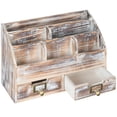 thumbnail image 6 of Excello Global Products Rustic Wood Office Desk Organizer - Brown - EGP-HD-0054, 6 of 6