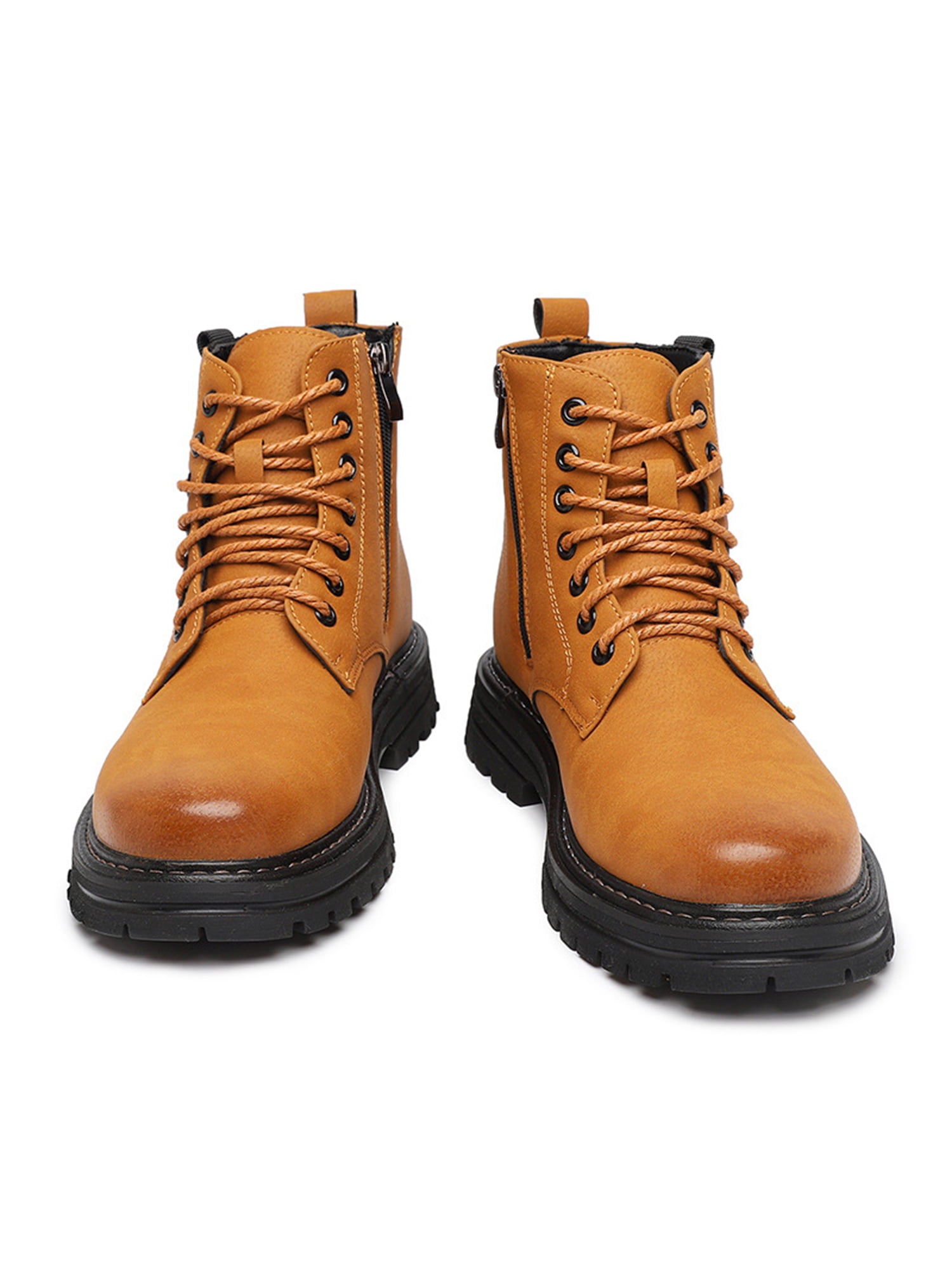 Harsuny Mens Hiking Comfort Combat Bootie Fashion Waterproof Shoes