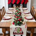 thumbnail image 5 of Christmas Placemats Set of 6, Red Truck Gnome Place Mats Xmas Tree Cardinal Bird Pine Cones Placemat Table Decoration for Kitchen Table Dinner Xmas Holiday Party Home Decor Indoor Outdoor 13x19 Inch, 5 of 9