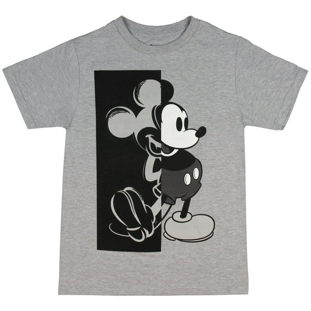 Seven Times Six - Disney Boys' Mickey Mouse Shirt Now and Then Mickey T ...