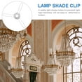 thumbnail image 4 of 20pcs Pendant Light Shade Spring Adapter Clips for DIY Lampshade Clamps, 4 of 9
