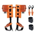 thumbnail image 1 of VEVOR Tree Climbing Spikes Climbing Spurs Alloy Steel Arborist Equipment Orange, 1 of 9