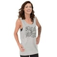 thumbnail image 4 of Believe in Yourself Inspirational Tank Top Tee Shirt Women Brisco Brands S, 4 of 6