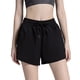thumbnail image 1 of Pantalones cortos para correr para mujer, cintura elástica, pantalones cortos de cintura alta, pantalones cortos deportivos con bolsillo, pantalones cortos atléticos para gimnasio, 1 of 6