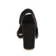 thumbnail image 2 of Sandalia con Tacon de 12 cm para Dama Mujer Color Negro, Elaborado de Textil Acabado Gamuza Cklass 616-21, 2 of 2