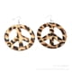 thumbnail image 3 of 60s Rave Party Dress Up Hippie Peace Collar Pendientes Bandana Estampado de leopardo Accesorios Retro Hair Hoop Glasses, 3 of 4