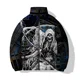 thumbnail image 3 of Abrigo de hombre Abrigos de invierno Parkas para hombre Abrigo de algodón con estampado de monstruo personalizado Cómodo y cálido Chaquetas modernas y versátiles, 3 of 4