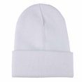 thumbnail image 1 of WEAIXIMIUNG Baseball Cap Blue Unisex Slouchy Knitting Hop Warm Winter Ski Hat, 1 of 2