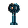 thumbnail image 3 of Ventilador de mano 3000mAh Mini ventilador portátil para acampar Senderismo Pesca (Verde) Hugtrwg Libre de BPA, 3 of 7