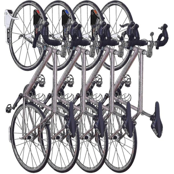 Portabicicletas, Portabicicletas de montaje en pared con revestimiento de goma, para 1 bicicleta Soportes de pared para bicicletas para interiores y exteriores ShuxiuWang 9024715425294