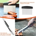 thumbnail image 4 of Griddle Accessories Kit - 40PCS Flat Top Grill Tool Set. Griddle Accessories Set with Basting Cover, Spatula, Scraper, Burger Press, Tongs, Cleaning Kit, 4 of 6