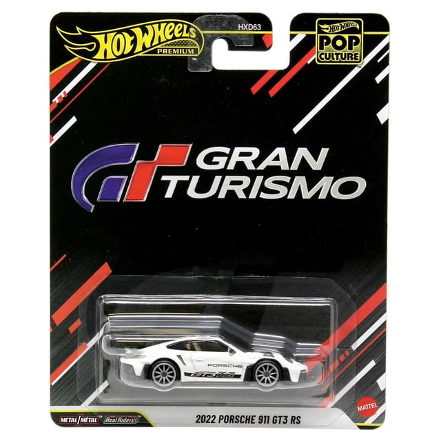 Auto fundido a presión Hot Wheels Gran Turismo Porsche 911 GT3 RS 1:64