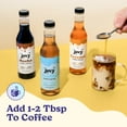 thumbnail image 4 of Javy Premium Mocha Coffee Syrup, Low Calorie – Low Sugar, Coffee Flavoring Syrup, Coffee Bar Accessories. Great for Flavoring All Types of Drinks, 4 of 6