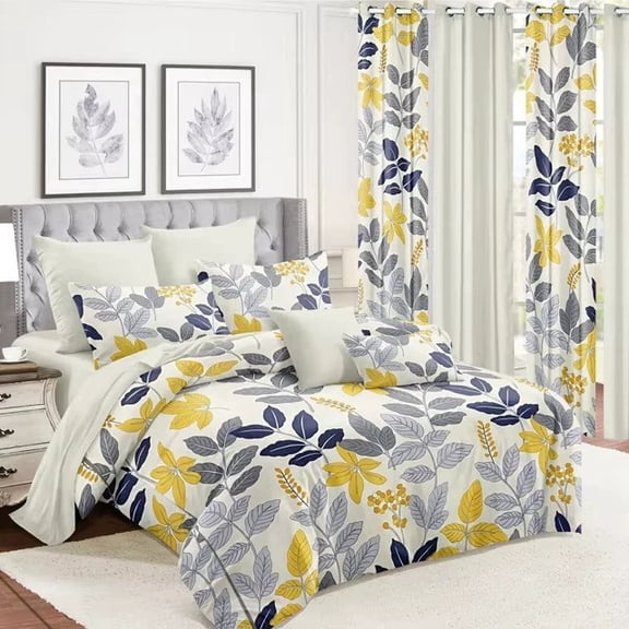 Soft Brushed Microfiber Bedding Set - 3 Piece Breathable Duvet Cover & Pillowcase Set