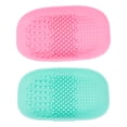 thumbnail image 1 of Shisuyan 2 Pcs Brosse Cosmétique Tampons de Nettoyage Tapis de Rinçage, 1 of 8
