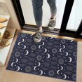 thumbnail image 2 of Dark Blue Sun Moon Cloud Pattern Door Rugs,Washable Non Slip Door Mats Indoor,Decorative Door Mats,Entry Mat Indoor for Entrance,Bedroom,Kitchen,Bathroom,20"x32", 2 of 6