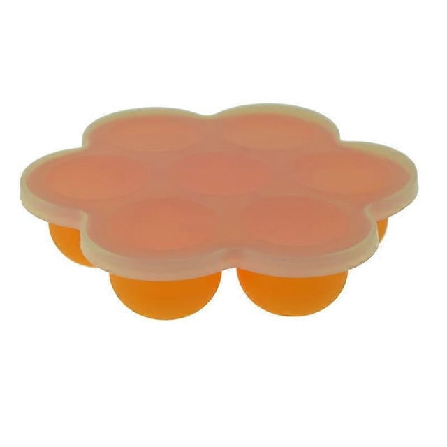 Bandeja de silicona para congelar alimentos para bebés con tapa con clip: recipiente perfecto para guardar comida casera para bebés, purés de frutas y verduras, y leche materna.