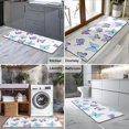 thumbnail image 2 of White Blue Purple Butterfly Pattern Kitchen Rug Mat,Kitchen Runner Rugs Non Skid Washable,Decorative Kitchen Floor Mats for Kitchen,Sink,Laundry,17"X47", 2 of 5