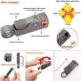 thumbnail image 3 of Coaxial Cable Crimper Set, High Hardness Safe Coax Cable Crimper Tool Kit Excellent RF Performance Professional With Stripper For Satellite TV Antenna, 3 of 8