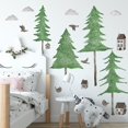 thumbnail image 1 of Un conjunto de pegatinas de pared de pájaros y nubes de árboles, decoración de pared para sala de estar y dormitorio, 1 of 4