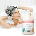thumbnail image 4 of Ginger Lily Farms Botanicals Moisturizing Shampoo for All Hair Types, Champagne Mimosa, 100% Vegan & Cruelty-Free, Citrus Blend Scent, 1 Gallon (128 fl oz) Refill, 4 of 6
