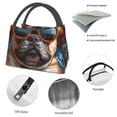 Disketp French Bulldog In Sunglasses Insulated Bags, Insulated Cooler