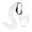 White, variant on Faux Ears and Tail Set Cosplay Plush Headband for Stage Shows Mardi Gras White