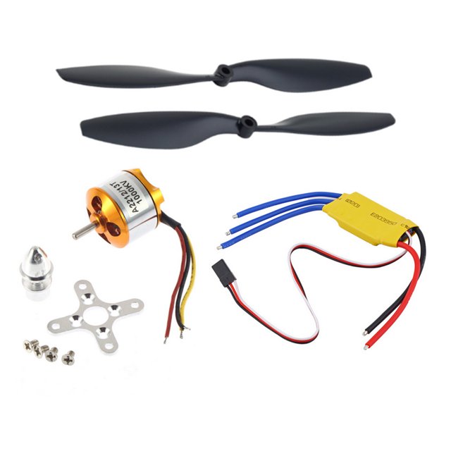 XXD 2212 1000KV Motor Sin Escobillas Outrunner + 30A ESC 1045 Hélice Propeller Para QAV250 Sunnimix 30A ESC