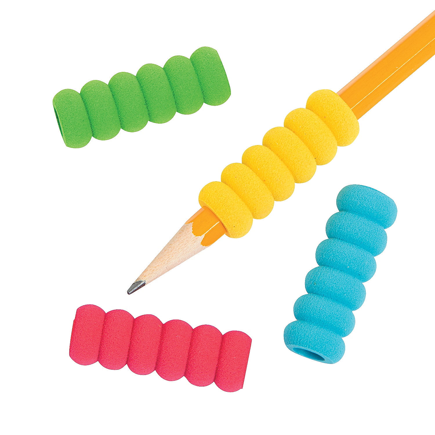 8 PCS Pencil Grips Pen Comfort Holder Soft Sponge Handwriting School Supplies