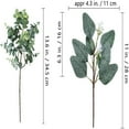 thumbnail image 3 of ViLaViDe Lifelike & Fruit Bearing Stem Inserts: Create Natural Artificial Green Plant Decorations, Green, 3 of 4
