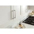 thumbnail image 2 of Amerock Lintel 3-3/4 inch (96mm) Center-to-Center Polished Nickel Cabinet Pull, 2 of 7