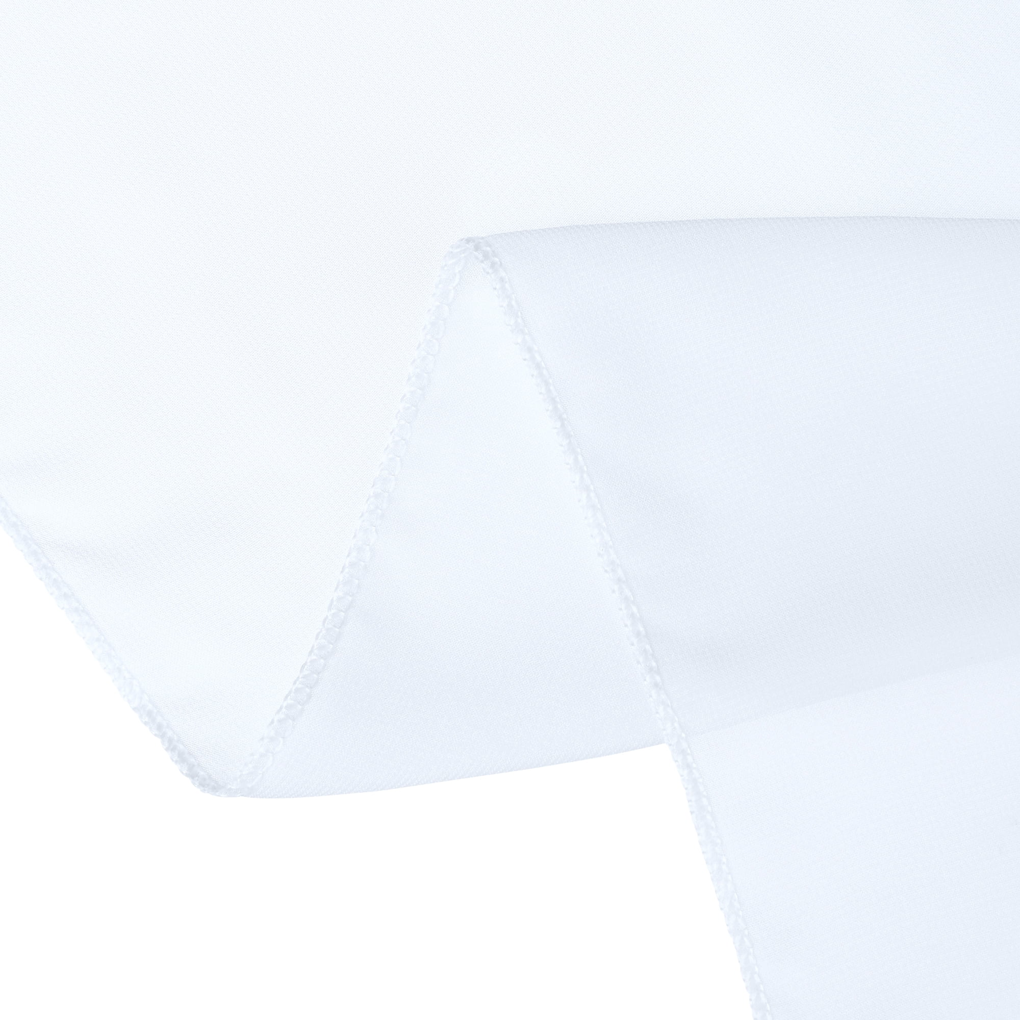 Unique Bargains 10ft Chiffon 120 Inch Long Sheer Romantic Table Runner (6 Count) White 28x120 Inch