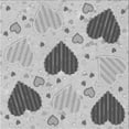 thumbnail image 1 of Ahgly Company Machine Washable Indoor Square Transitional Gray Area Rugs, 6' Square, 1 of 7