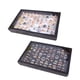 thumbnail image 3 of Toystoory Caja de almacenamiento de anillos, portátil, Rectangular, Color sólido, 100 ranuras, collar, pendientes, joyería, vitrina, soporte Almacenamiento y organización del hogar Blanco, 3 of 6