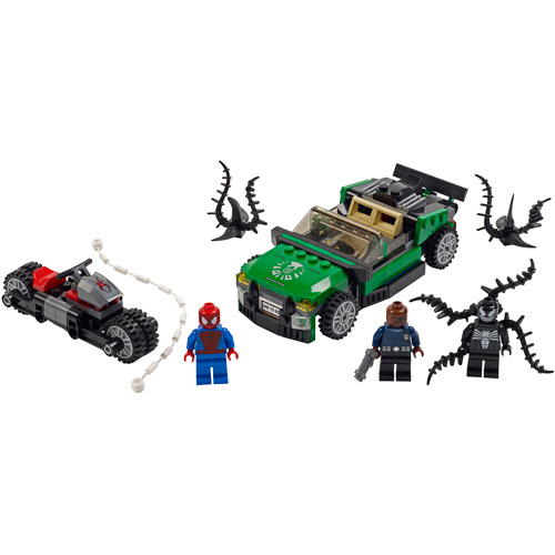 lego spider man bike