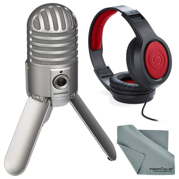 Samson Meteor Mic Studio USB Condenser Microphone Kit w/ Headphones