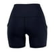 thumbnail image 2 of TaTaai Women's Tummy Control Yoga Shorts High Waisted with Pockets Scrunch Butt Lifting Leggings Stretchy Running Gym Workout Non See Through Gift, 2 of 5
