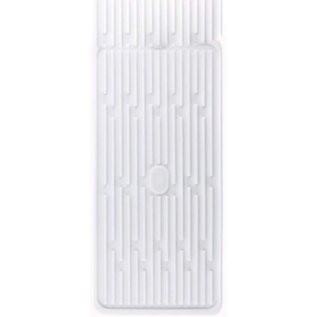 Alfombrilla de silicona para secar platos, resistente al calor, antideslizante, para la zona del fregadero de la cocina, almohadilla de drenaje con un diseño elegante y compacto, fácil de limpiar,