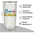 thumbnail image 5 of Back to School Gift Tumbler, Back to School Gifts for Students Teachers, Welcome Back to School Gifts, 20oz Stainless Steel Tumbler for Teacher, 5 of 6
