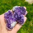 thumbnail image 4 of Natural Amethyst Crystal Cluster Raw Stone - Untouched Geode Specimen for Energy Healing, Feng Shui & Home Decor, 4 of 7