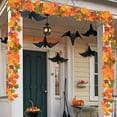 thumbnail image 5 of Vrorvz Artificial Maple Leaf Rattan Decoration for Halloween Decorations Indoor with Realistic Texture Elegant Curves And Long Lasting Material for Home and Office Decor 78.7in Orange, 5 of 6