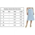 thumbnail image 6 of Amazhiyu Womens Pure Linen Summer Beach Midi Side Wrap Slit Skirt Causal, 6 of 6