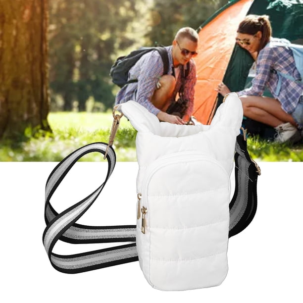 Bolsa de Botella de Agua aislada, Bolsita de Transporte de Botella de Agua Con Correa para Hombro Ajustable Para Caminar