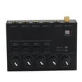 thumbnail image 1 of 4 Channel Audio Mixer, 4 Channel Headphone Amplifier Low Noise High Sound Quality Strong Configuration  for Home EU Plug,UK Plug,US Plug, 1 of 7