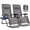 Grey, variant on Zero Gravity Chairs Set of 2, Folding Lounge Recliner Chair